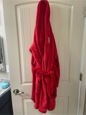 Victoria's Secret Red Plush Robe